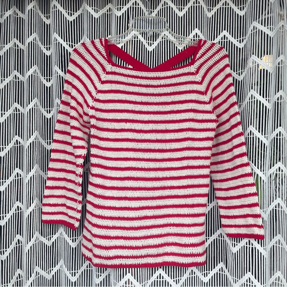 Anthropologie stripes sweater
